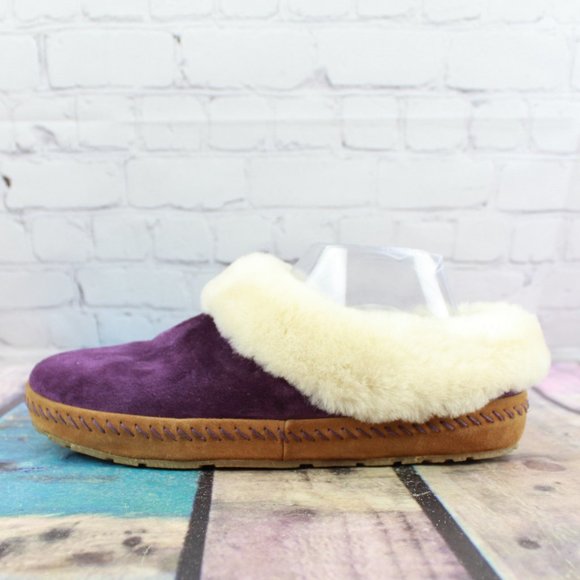 L.L. Bean Shoes - LL BEAN Squam Lake Lined Wicked Good Slippers 9 M